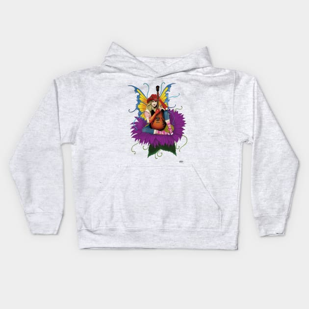 Cowgirl Fairy Kids Hoodie by tigressdragon